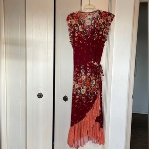 Anthropologie Women's Floral Dress Size 2X New with tags!